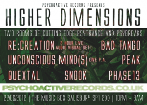 Higher Dimensions Flyer Front